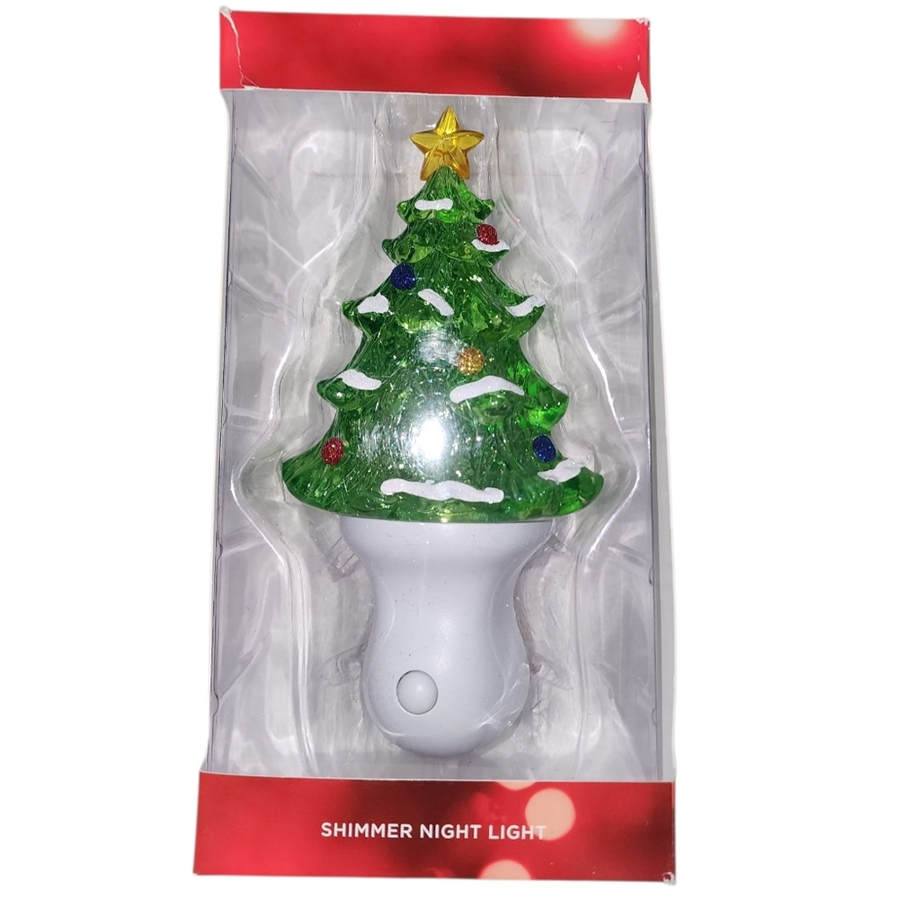 🎄NIB Christmas Shimmer Night Light🎄